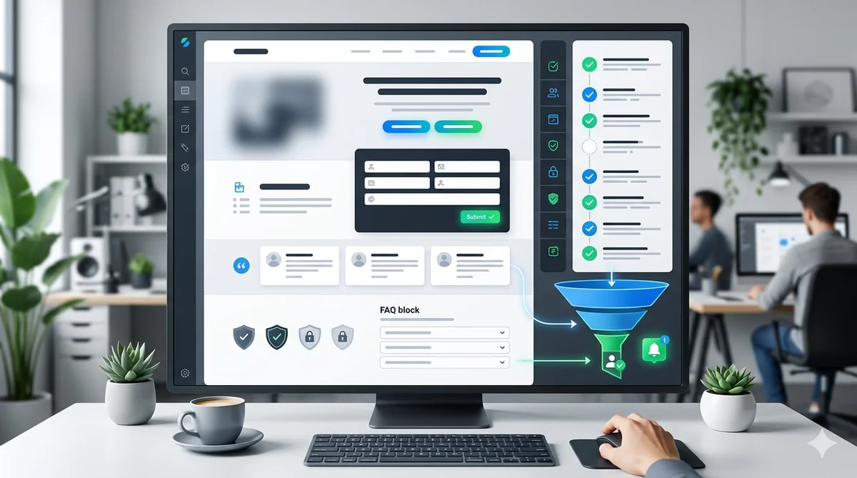 Landing page design checklist for lead generation campaigns